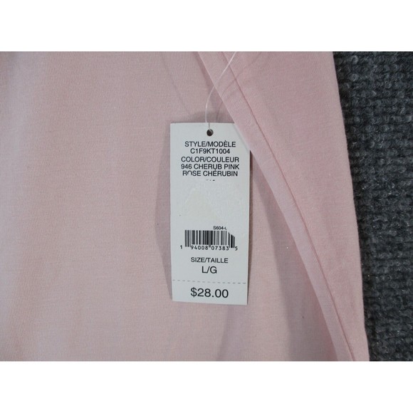 Lord Taylor Shirt Womens Large Pink Tank Top Scoop Neck Stretch Knit Sleeveless - Picture 5 of 8